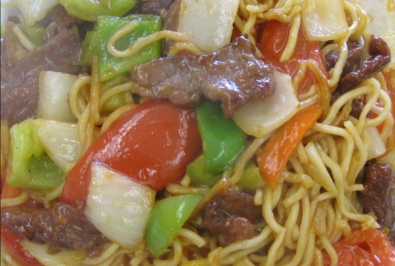 102. Tomato Beef Chow Mein